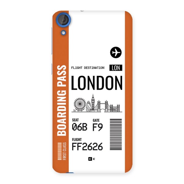London Boarding Pass Back Case for Desire 820s