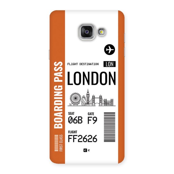 London Boarding Pass Back Case for Galaxy A7 (2016)