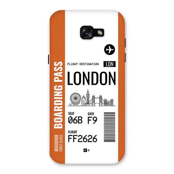 London Boarding Pass Back Case for Galaxy A7 (2017)