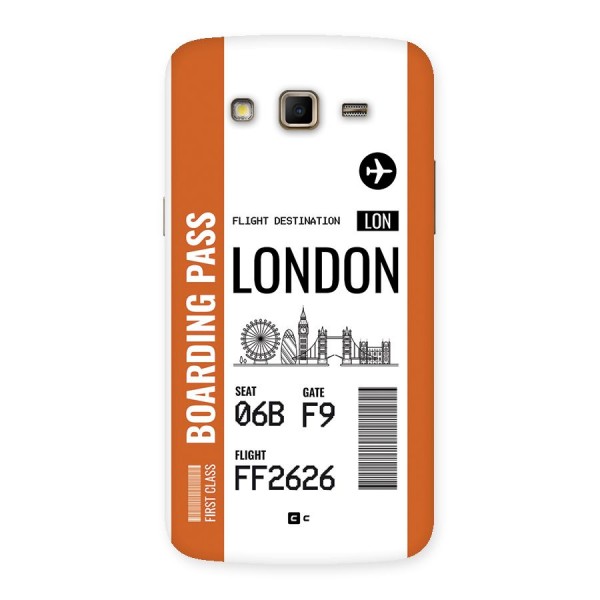 London Boarding Pass Back Case for Galaxy Grand 2