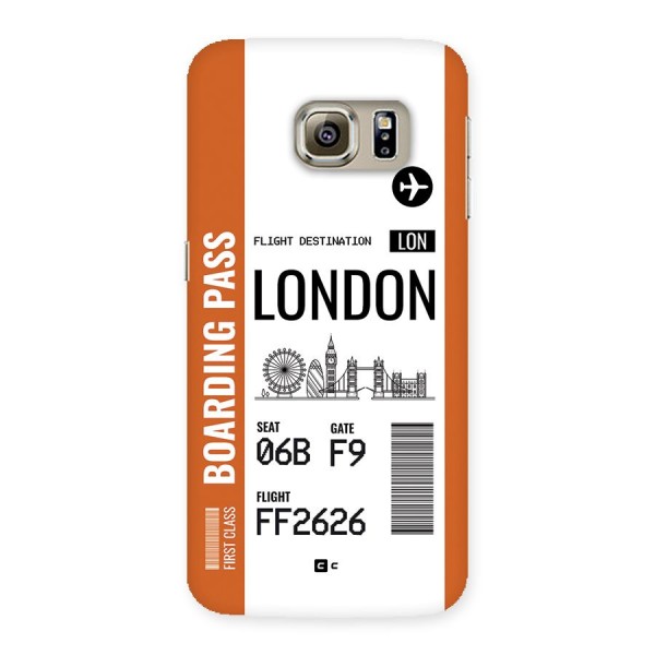 London Boarding Pass Back Case for Galaxy S6 Edge Plus