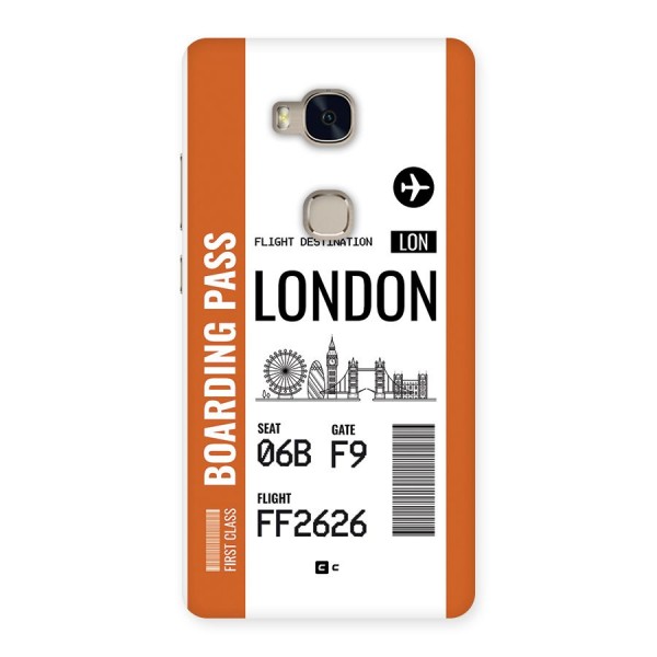 London Boarding Pass Back Case for Honor 5X