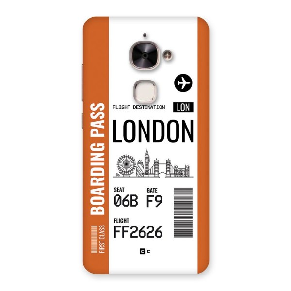London Boarding Pass Back Case for Le 2