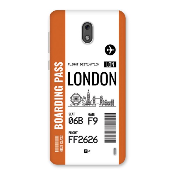 London Boarding Pass Back Case for Nokia 2