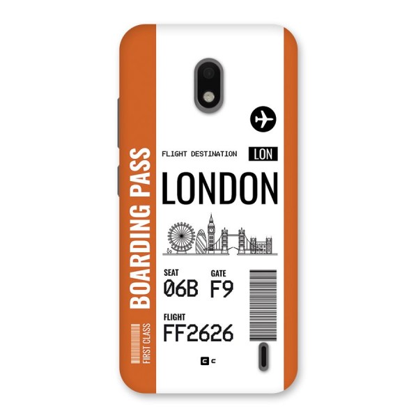 London Boarding Pass Back Case for Nokia 2.2