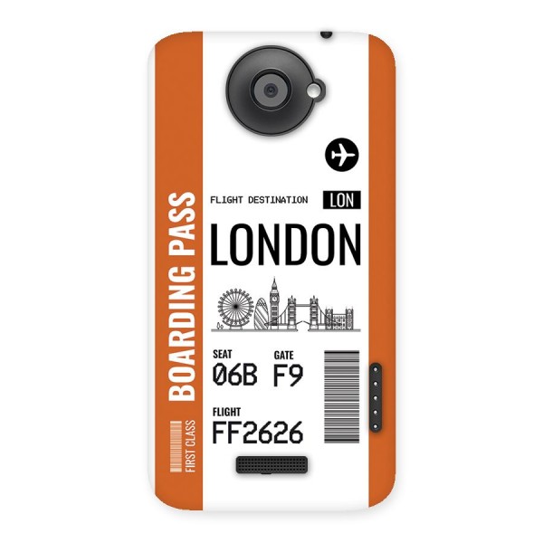 London Boarding Pass Back Case for One X