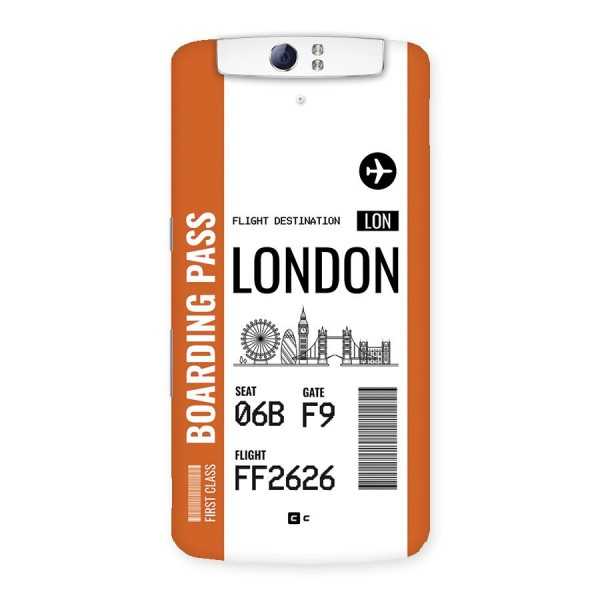 London Boarding Pass Back Case for Oppo N1