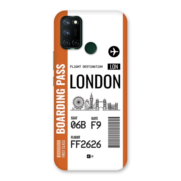 London Boarding Pass Back Case for Realme C17