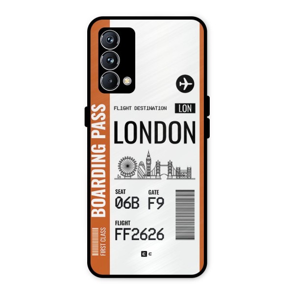 London Boarding Pass Metal Back Case for Realme GT Master Edition