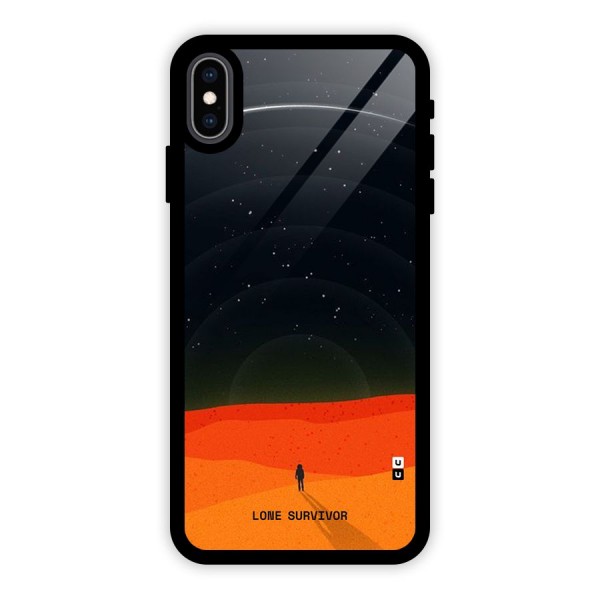 Lone Survivor Glass Back Case for iPhone XS Max