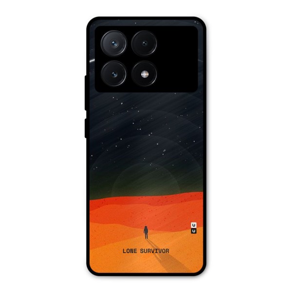 Lone Survivor Metal Back Case for Poco X6 Pro