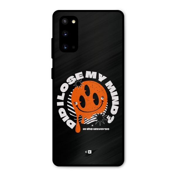 Loose My Mind Metal Back Case for Galaxy S20