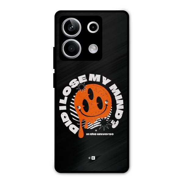 Loose My Mind Metal Back Case for Redmi Note 13 5G