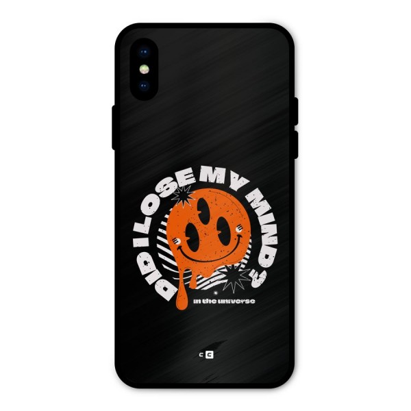 Loose My Mind Metal Back Case for iPhone XS