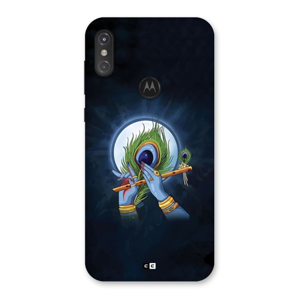 Lord Krishna Flute Back Case for Motorola One Power