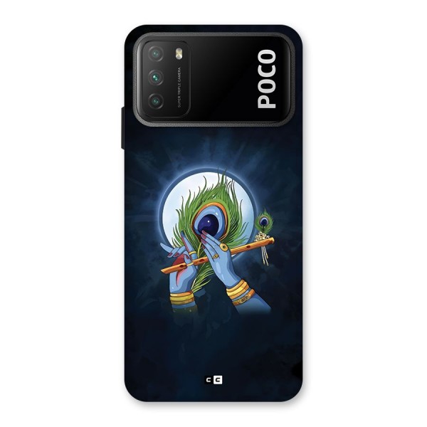Lord Krishna Flute Back Case for Poco M3