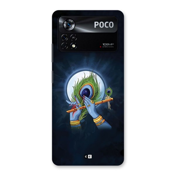 Lord Krishna Flute Back Case for Poco X4 Pro 5G