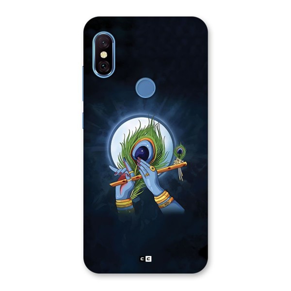Lord Krishna Flute Back Case for Redmi Note 6 Pro