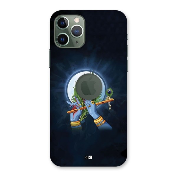 Lord Krishna Flute Back Case for iPhone 11 Pro Logo Cut