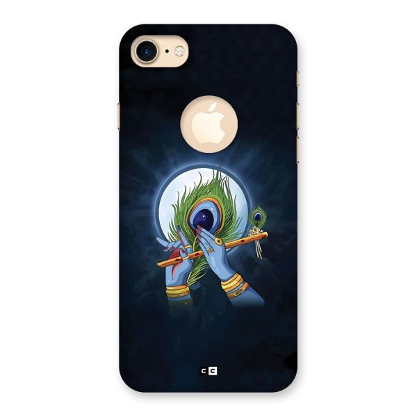Lord Krishna Flute Back Case for iPhone 7 Logo Cut
