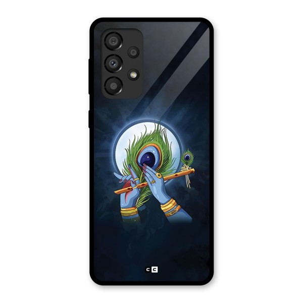Lord Krishna Flute Glass Back Case for Galaxy A33 5G