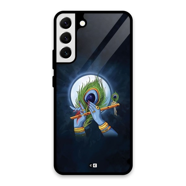 Lord Krishna Flute Glass Back Case for Galaxy S22 Plus 5G