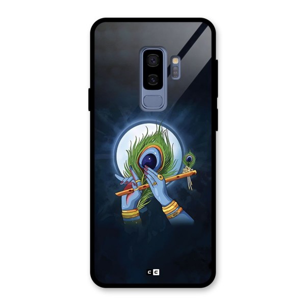 Lord Krishna Flute Glass Back Case for Galaxy S9 Plus