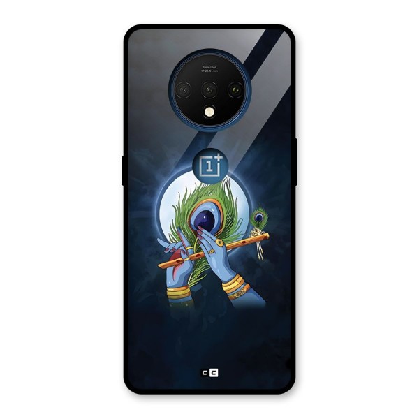 Lord Krishna Flute Glass Back Case for OnePlus 7T