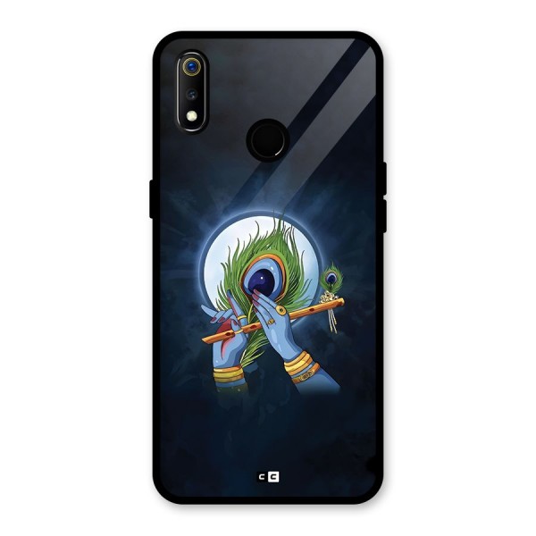 Lord Krishna Flute Glass Back Case for Realme 3