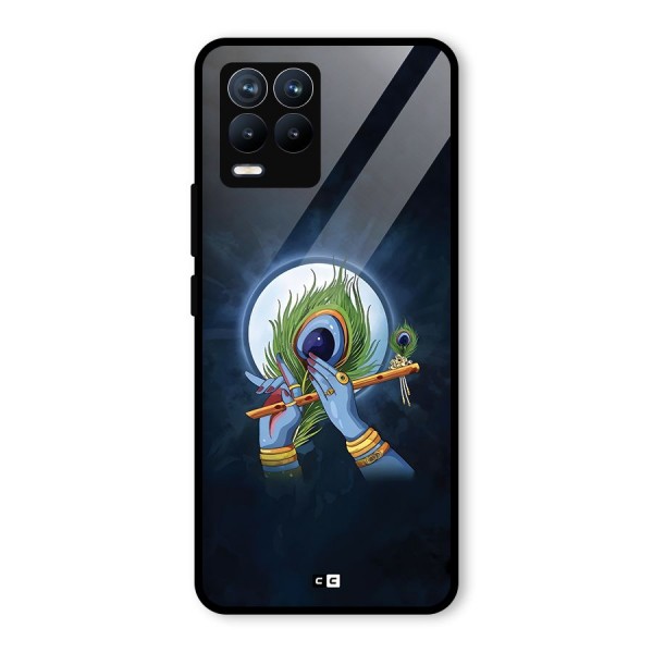 Lord Krishna Flute Glass Back Case for Realme 8 Pro