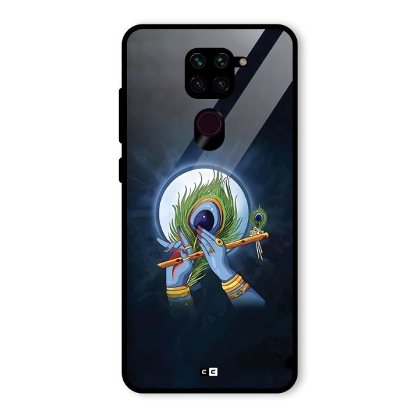 Lord Krishna Flute Glass Back Case for Redmi Note 9