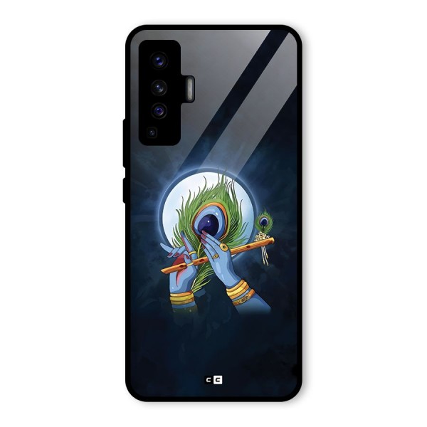 Lord Krishna Flute Glass Back Case for Vivo X50