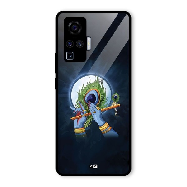 Lord Krishna Flute Glass Back Case for Vivo X50 Pro