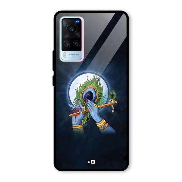 Lord Krishna Flute Glass Back Case for Vivo X60