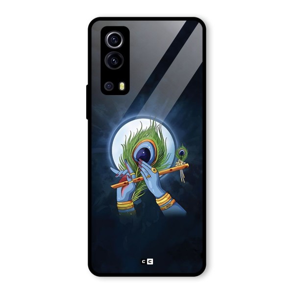 Lord Krishna Flute Glass Back Case for Vivo iQOO Z3