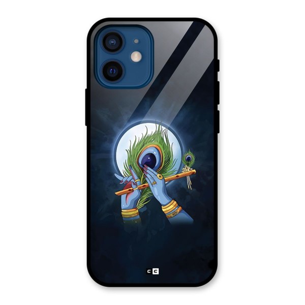 Lord Krishna Flute Glass Back Case for iPhone 12 Mini