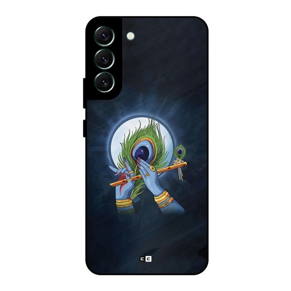 Lord Krishna Flute Metal Back Case for Galaxy S22 Plus 5G
