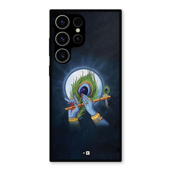 Lord Krishna Flute Metal Back Case for Galaxy S23 Ultra