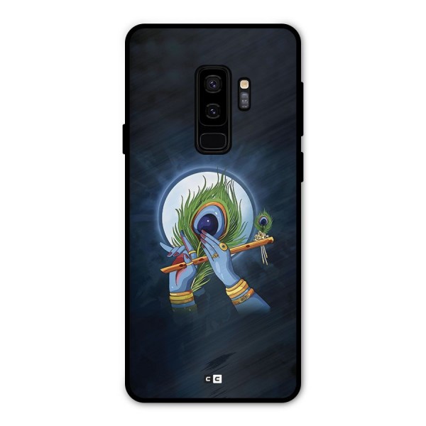 Lord Krishna Flute Metal Back Case for Galaxy S9 Plus