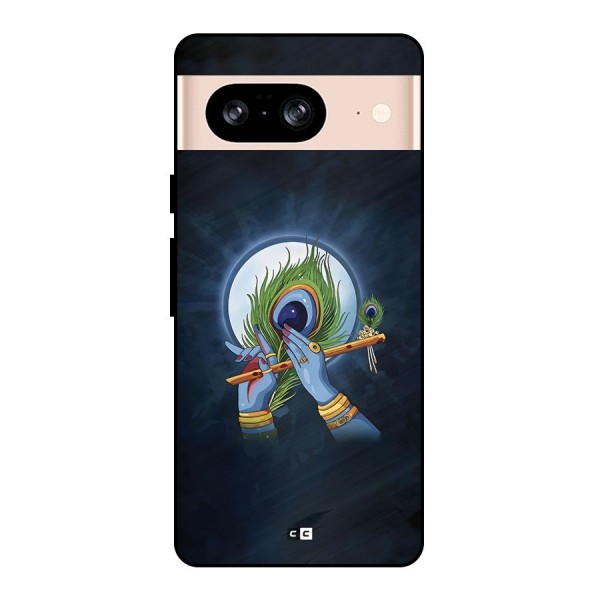 Lord Krishna Flute Metal Back Case for Google Pixel 8