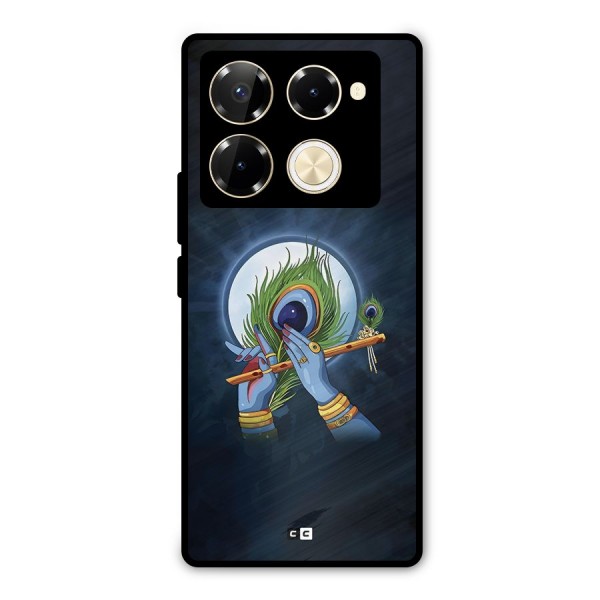Lord Krishna Flute Metal Back Case for Infinix Note 40 Pro Plus