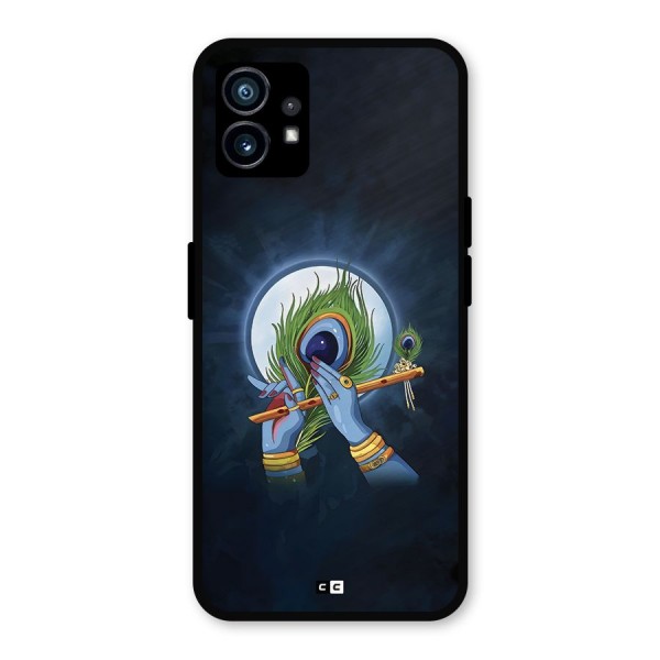 Lord Krishna Flute Metal Back Case for Nothing Phone 1