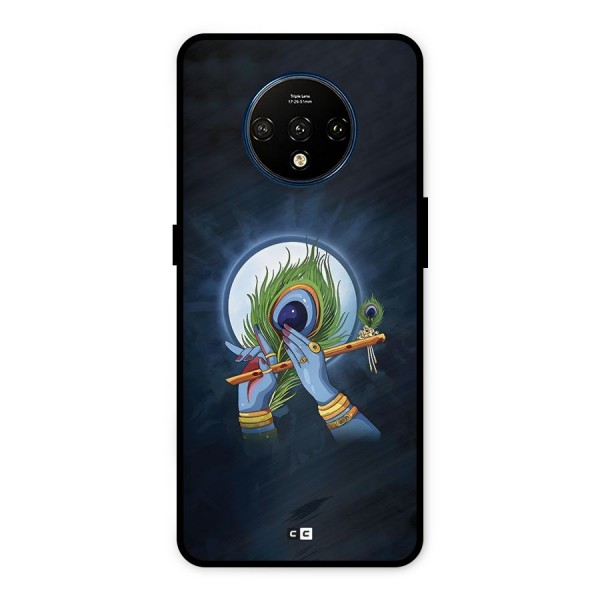 Lord Krishna Flute Metal Back Case for OnePlus 7T