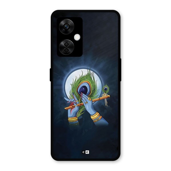 Lord Krishna Flute Metal Back Case for OnePlus Nord CE 3 Lite