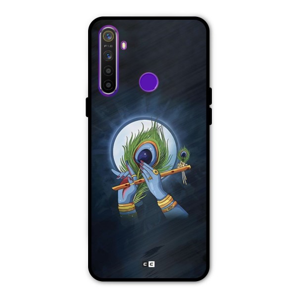 Lord Krishna Flute Metal Back Case for Realme Narzo 10