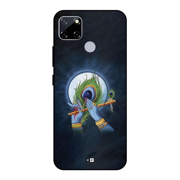 Lord Krishna Flute Metal Back Case for Realme Narzo 30A