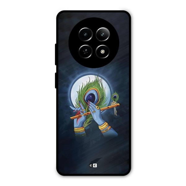 Lord Krishna Flute Metal Back Case for Realme Narzo 70x 5G