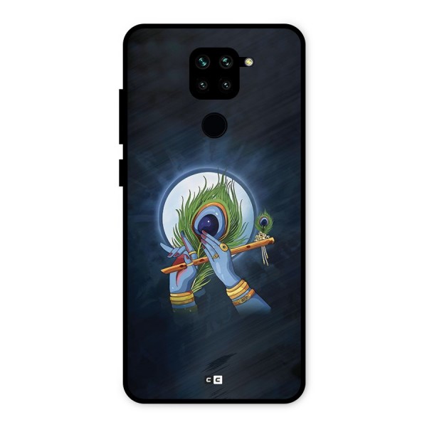 Lord Krishna Flute Metal Back Case for Redmi Note 9