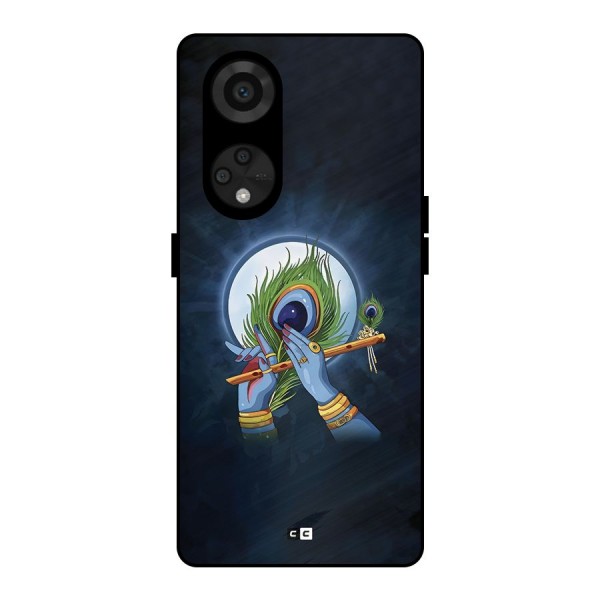 Lord Krishna Flute Metal Back Case for Reno8 T 5G
