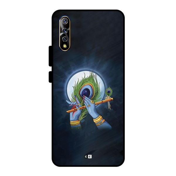 Lord Krishna Flute Metal Back Case for Vivo S1